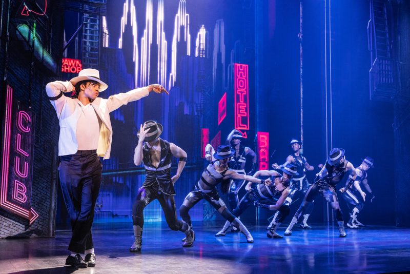 Jamaal Fields-Green as 'MJ' and the cast of the MJ First National Tour. | Photo by: Matthew Murphy