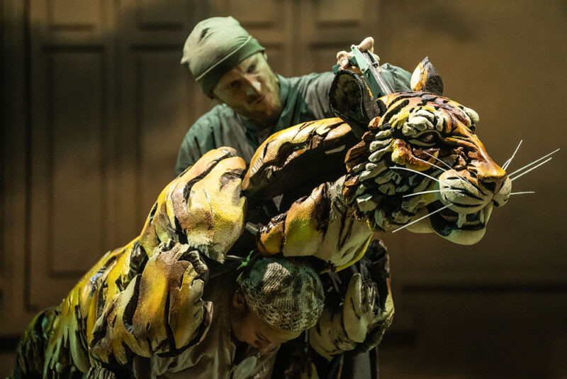 Rowan Magee, Celia Mei Rubin, and Nikki Calonge in LIFE OF PI - Photo by Matthew Murphy and Evan Zimmerman for MurphyMade